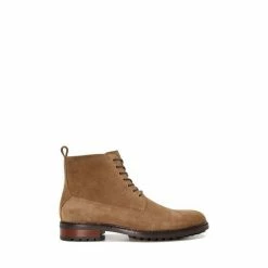 Dune London Natural Collared Toecap Lace Up Boots -Dune London Sales unnamed file 2564