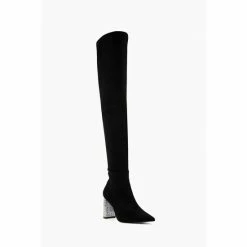 Alternative view of Dune London Superstar Jewel Heel Over The Knee Boots