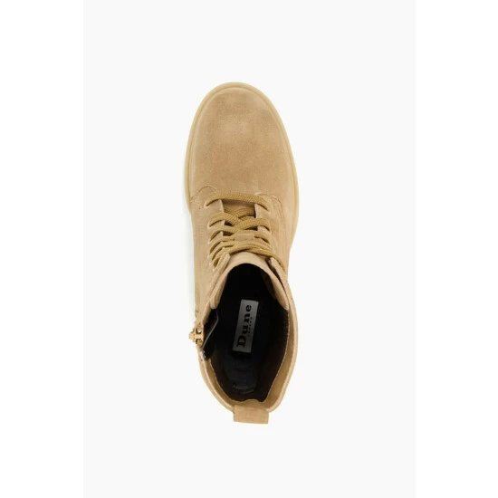 Dune London Pastel Suede Lace Up Heeled Brown Boots 6 Dune London Pastel Suede Lace Up Heeled Brown Boots - Image 4
