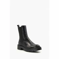 Alternative view of Dune London Black Picture Cleated Chelsea Boots
