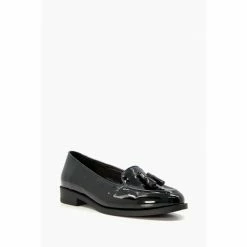 Alternative view of Dune London Black Wf Global Almond Tassel Loafers