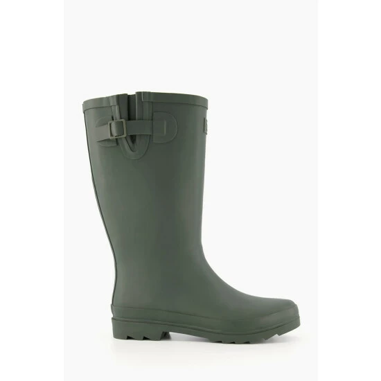 Dune London Green Reid Calf Wellie Boots 3 Dune London Green Reid Calf Wellie Boots