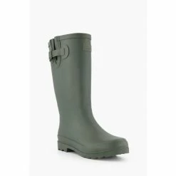 Alternative view of Dune London Green Reid Calf Wellie Boots