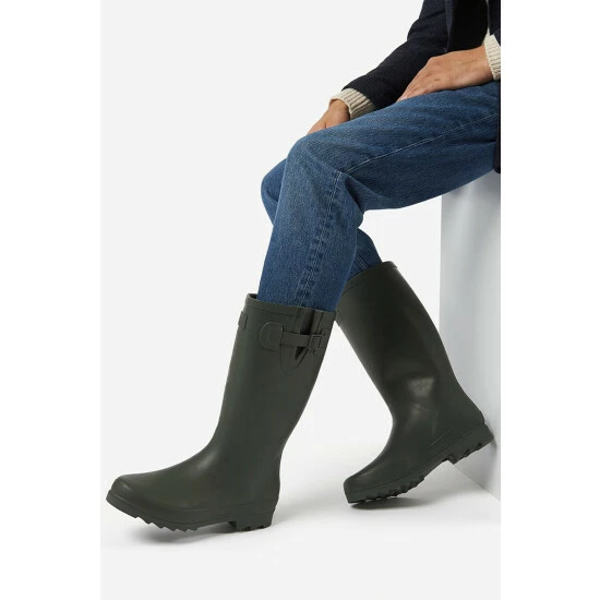 Dune London Green Reid Calf Wellie Boots 6 Dune London Green Reid Calf Wellie Boots - Image 4