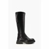 Dune London Black Tilt Flare Sole Knee High Boots 2 Dune London Black Tilt Flare Sole Knee High Boots -Dune London Sales unnamed file 2621