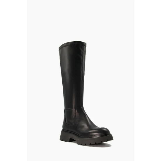 Dune London Black Tilt Flare Sole Knee High Boots 4 Dune London Black Tilt Flare Sole Knee High Boots - Image 2