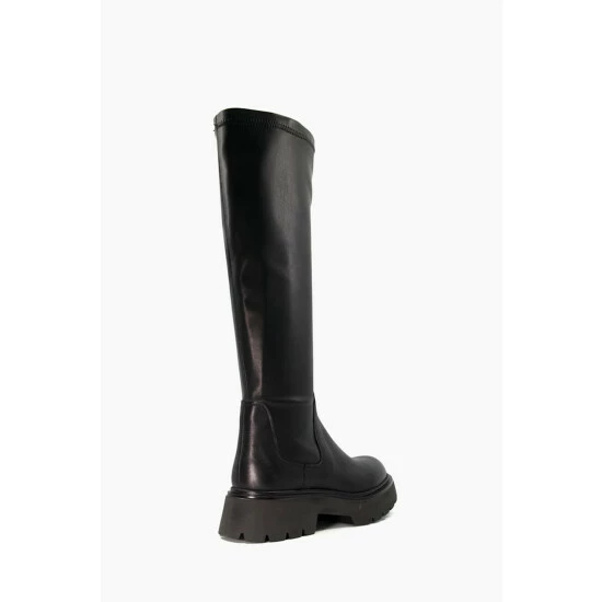 Dune London Black Tilt Flare Sole Knee High Boots 5 Dune London Black Tilt Flare Sole Knee High Boots - Image 3