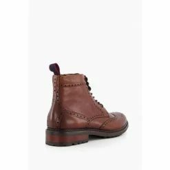 Dune London Brown Masked Eyelet Brogue Boots -Dune London Sales unnamed file 2634