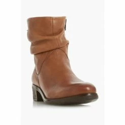 Alternative view of Dune London Black Pagerss Ruched Side Zip Ankle Boots
