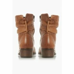 Dune London Black Pagerss Ruched Side Zip Ankle Boots -Dune London Sales unnamed file 2641