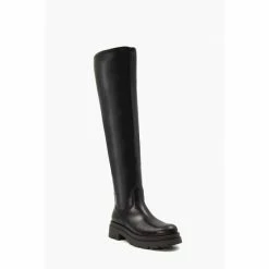 Alternative view of Dune London Taurus Over The Knee Stretch Black Boots