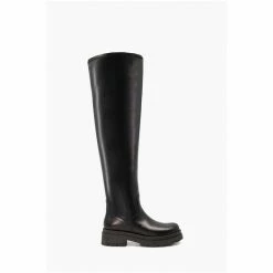 Dune London Taurus Over The Knee Stretch Black Boots -Dune London Sales unnamed file 2648