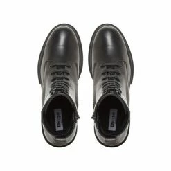 Dune London Parque T Black Chunky Outsole Lace-Up Ankle Boots -Dune London Sales unnamed file 2668