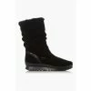 Dune London Black Suede Water Resistant Faux Fur Boots -Dune London Sales unnamed file 2698