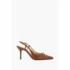 Dune London Brown Click Snaffle Point Slingbacks -Dune London Sales unnamed file 2711