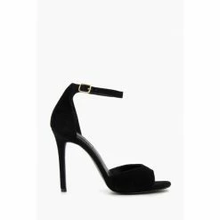 Dune London Black Misties 2 Part Barely There Sandals