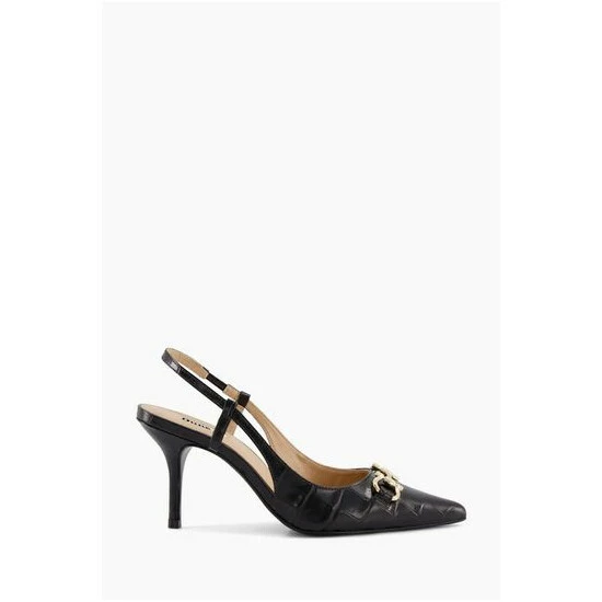 Dune London Black Click Snaffle Point Slingbacks 7 Dune London Black Click Snaffle Point Slingbacks - Image 5
