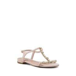 Alternative view of Dune London Natural Nassa Star Embellished Sandals