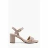 Dune London Gold Tone Metallic Merisa 2 Part Block Heel Sandals -Dune London Sales unnamed file 2753