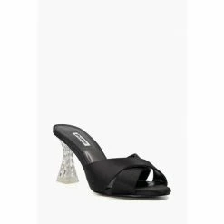 Alternative view of Dune London Mitsie Perspex Black Heel Mules