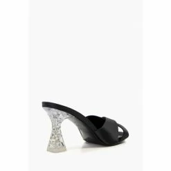 Dune London Mitsie Perspex Black Heel Mules -Dune London Sales unnamed file 2762