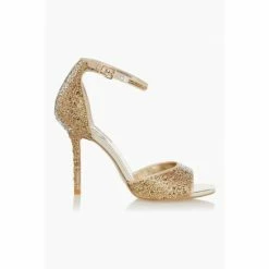 Dune London Black Millionaires Ombre Crystal Sandals