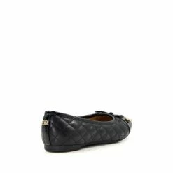 Dune London Girls Quilted Leather Flat Black Ballet Shoes -Dune London Sales unnamed file 278
