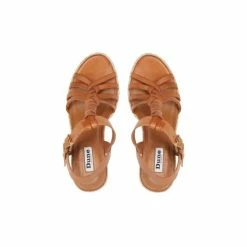 Dune London Brown Kofu Espadrille Wedge Sandals -Dune London Sales unnamed file 2781