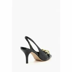 Dune London Canary Chain Open Black Courts -Dune London Sales unnamed file 2787