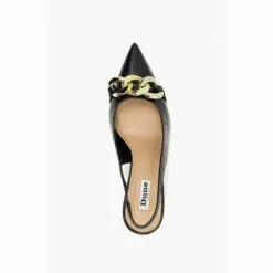 Dune London Canary Chain Open Black Courts -Dune London Sales unnamed file 2788