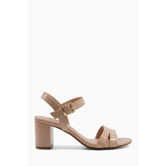 Dune London Natural Merisa 2 Part Block Heel Sandals 3 Dune London Natural Merisa 2 Part Block Heel Sandals