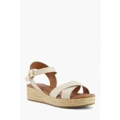Dune London Natural Linnie Cross Strap Flatform Sandals -Dune London Sales unnamed file 2805