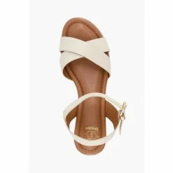 Dune London Natural Linnie Cross Strap Flatform Sandals -Dune London Sales unnamed file 2806