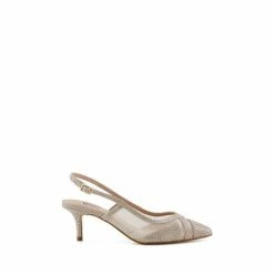 Dune London Gold Diana Mesh Detail Low Heels -Dune London Sales unnamed file 2814