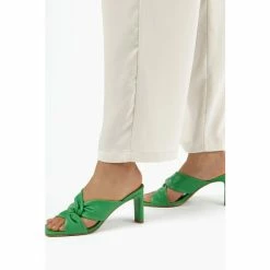 Dune London Green Magnet Twist Knot Mules -Dune London Sales unnamed file 2819