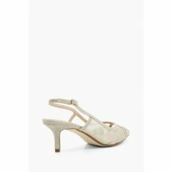Dune London Wide Fit Gold Diana Mesh Detail Low Heel Sandals -Dune London Sales unnamed file 2823