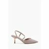 Dune London Rose Gold Colombia Wide Fit Cross Strap Courts -Dune London Sales unnamed file 2845