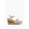 Dune London Wf Kelisa Braided Upper White Sandals -Dune London Sales unnamed file 2850