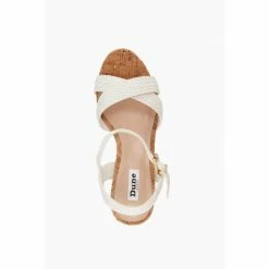 Dune London Wf Kelisa Braided Upper White Sandals -Dune London Sales unnamed file 2853