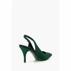 Dune London Green Captivating Ombré Crystal Slingback Courts -Dune London Sales unnamed file 2857