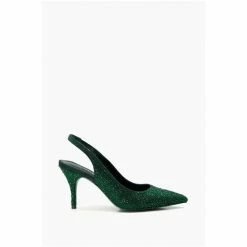 Dune London Green Captivating Ombré Crystal Slingback Courts -Dune London Sales unnamed file 2860