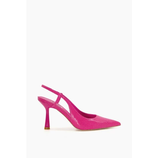 Dune London Pink Cabanna Oval Sprayed Heel Sandals 3 Dune London Pink Cabanna Oval Sprayed Heel Sandals