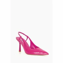 Alternative view of Dune London Pink Cabanna Oval Sprayed Heel Sandals