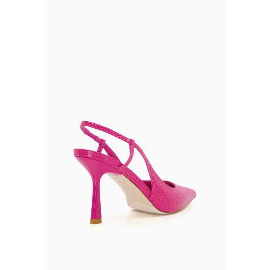 Dune London Pink Cabanna Oval Sprayed Heel Sandals 5 Dune London Pink Cabanna Oval Sprayed Heel Sandals - Image 3