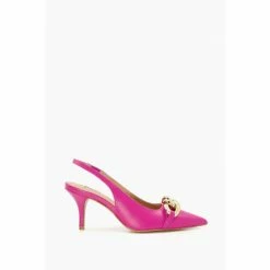 Dune London Pink Canary Chain Open Courts