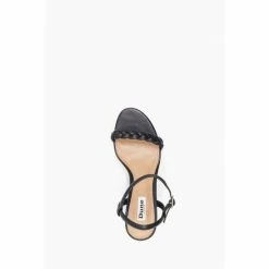 Dune London Jaslyn Black Plaited Block Heels -Dune London Sales unnamed file 2875