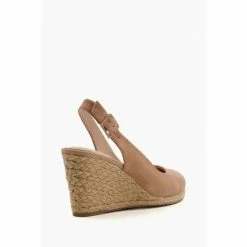 Dune London Brown Wide Fit Coda Jute Wedge Open Court Sandals -Dune London Sales unnamed file 2879