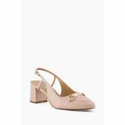 Alternative view of Dune London Natural Cassie Snaffle Trim Sling Back Sandals