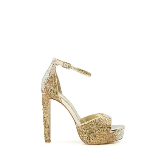 Dune London Gold Massa Ombre Hotfix Platform Sandals 3 Dune London Gold Massa Ombre Hotfix Platform Sandals