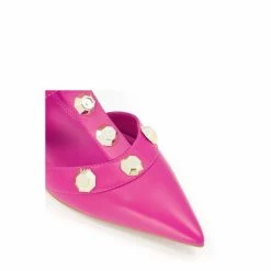 Dune London Pink Calipo Giant Stud Open Courts -Dune London Sales unnamed file 2935